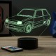 Lampe illusion 3D Renault Super 5 GT Turbo