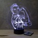 Lampe illusion 3D Rosie la riveteuse