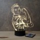 Lampe illusion 3D Rosie la riveteuse