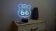 Lampe illusion 3D Route 66