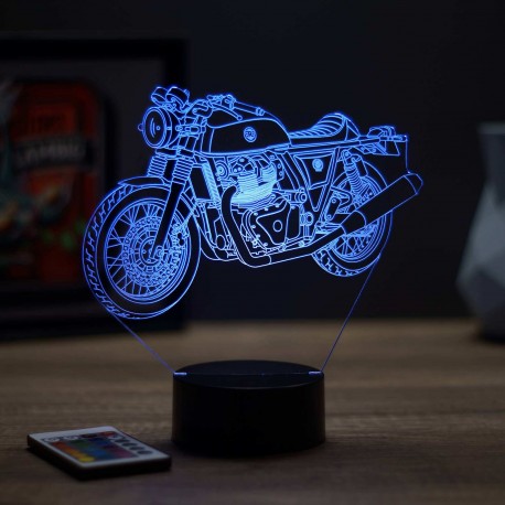 Lampe illusion 3D ROYAL ENFIELD CONTINENTAL GT650