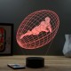 Lampe illusion 3D Rugby Essai