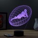 Lampe illusion 3D Rugby Essai