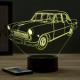 Lampe illusion 3D Simca Vedette RÃ©gence 1956