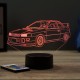 Lampe illusion 3D Subaru Impreza 1999