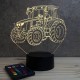 Lampe illusion 3D Tracteur John Deere