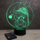 Lampe illusion 3D veilleuse Nounours