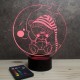 Lampe illusion 3D veilleuse Nounours