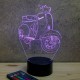 Lampe illusion 3D Vespa