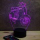 Lampe illusion 3D Vespa