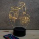 Lampe illusion 3D Vespa