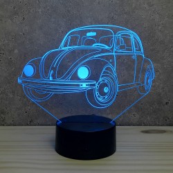 Lampe illusion 3D VW Coccinelle