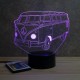 Lampe illusion 3D VW Combi