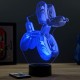 Lampe Illusion 3D Chien Ballon